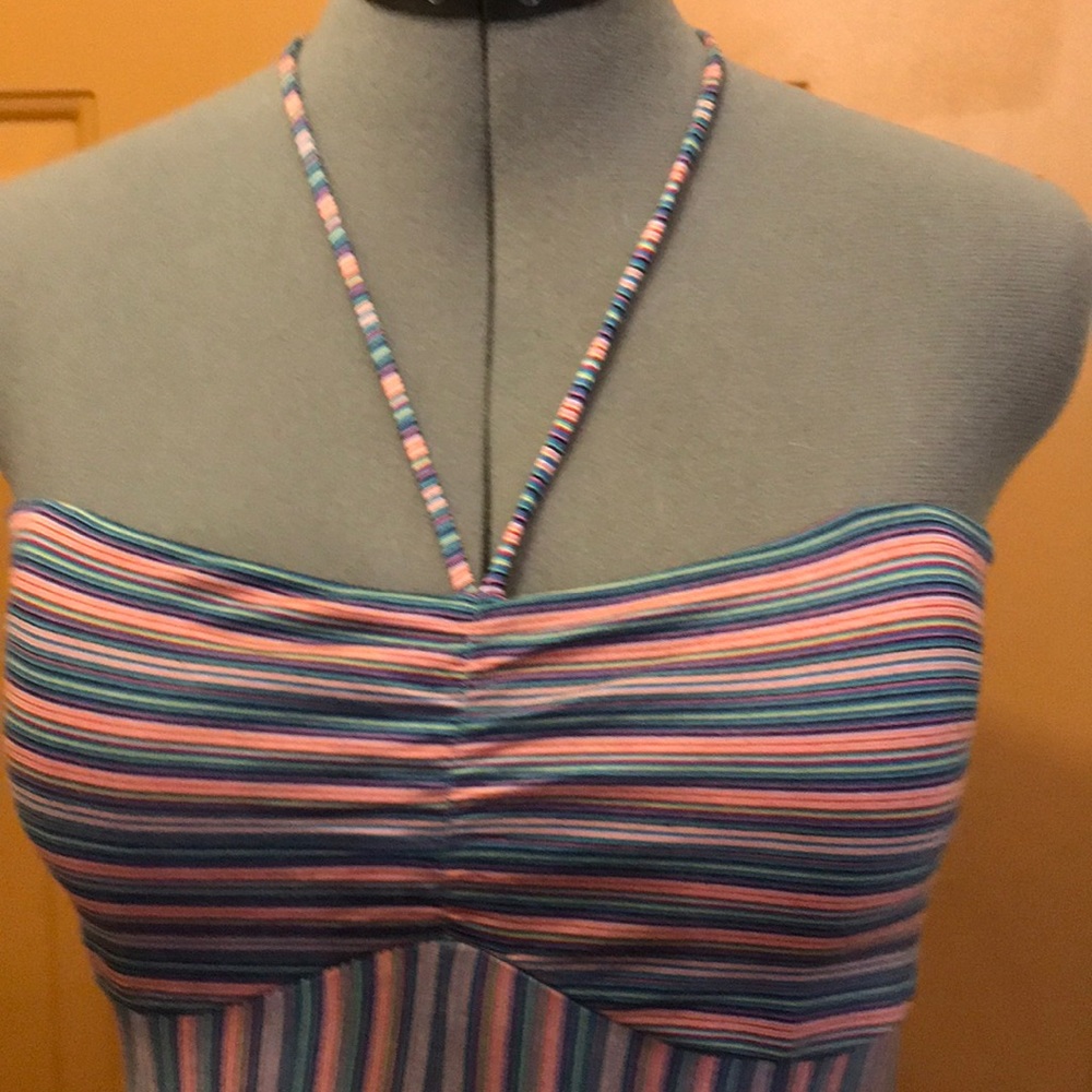 EUC, CLASSY, STRIPED MAXI DRESS